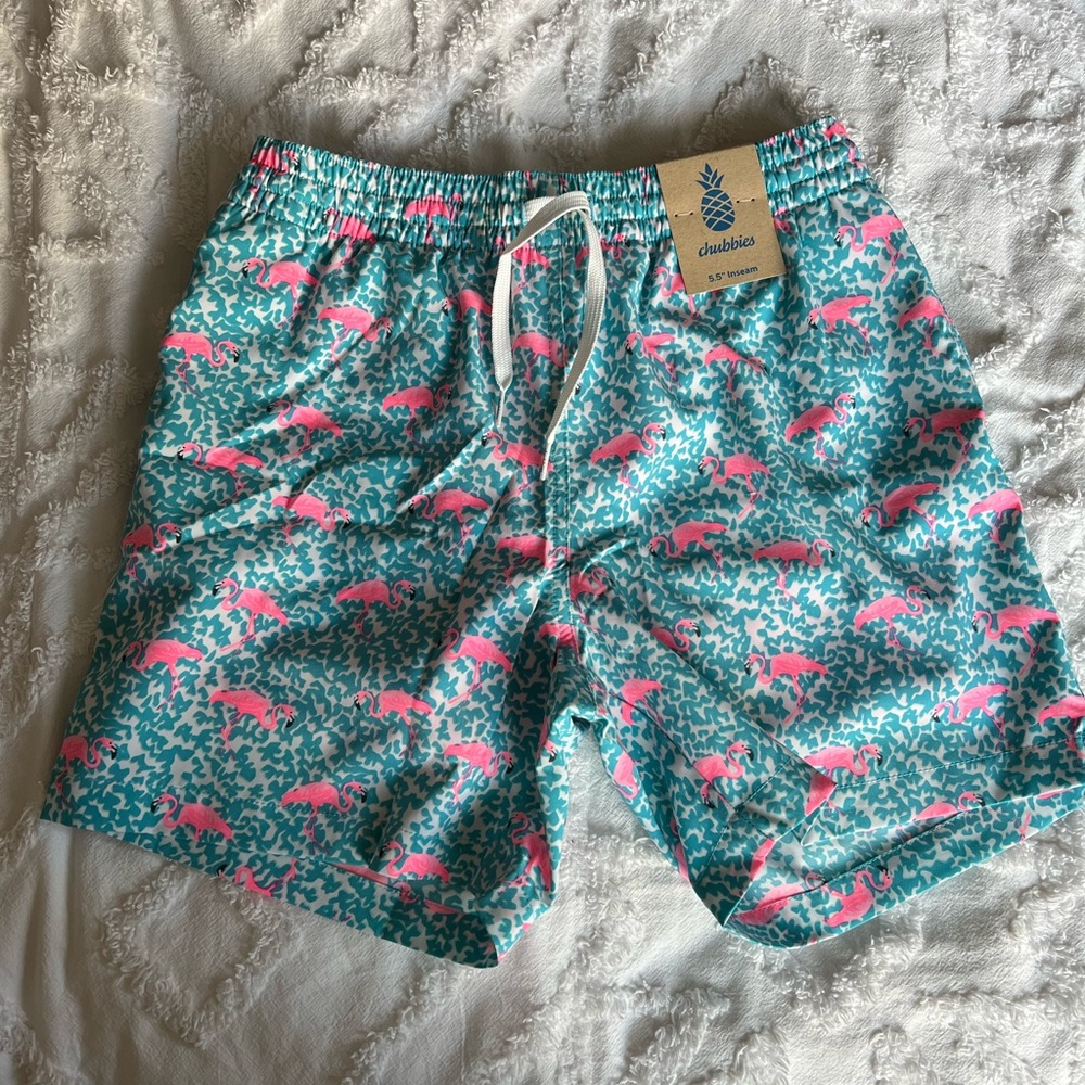 The Domingos Are For Flamingos 5.5" (Classic Swim Trunk)